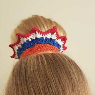 Klein kroontje haken koningsdag
