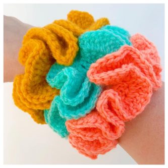 scrunchies haken voor moederdag