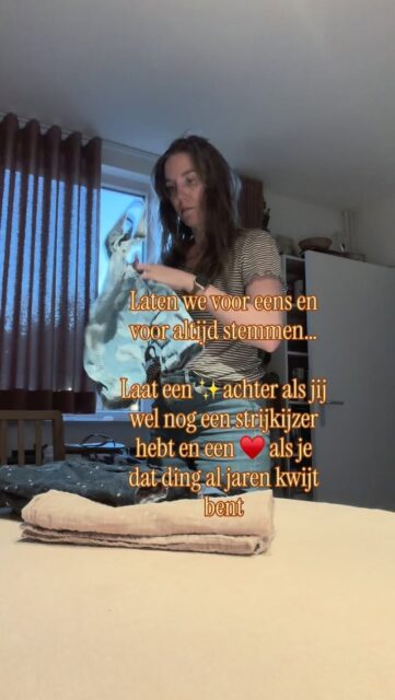 ✨, maar ik heb nog wel een mini voor tijdens het naaien🤣