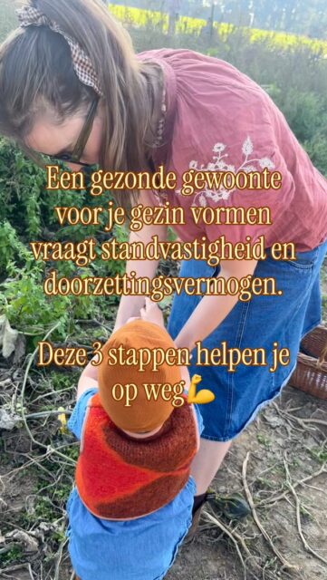Een gewoonte vormen begint met maken van een beslissing. En dan...

komt de stap die vaak wordt overgeslagen: onderzoeken welke vorm bij jullie past. En nog veel belangrijker: die volgehouden kan worden! 

En daarna herhalen, herhalen, herhalen. Net zo lang totdat het vanzelf gaat. Het klinkt heel simpel, maar het vraagt écht iets van het hele gezin. 

Ik ga er op Substack wat dieper op in. De link staat in de bio🍂