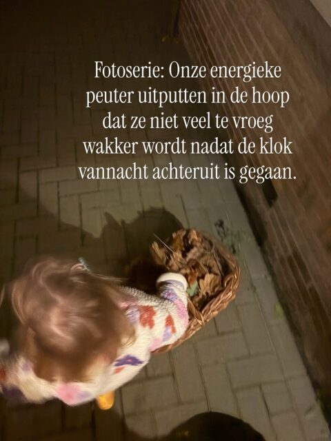 Alternatieve titel: Tijd om dat gedoe met de klok af te schaffen want ik heb gewoon geen zin om de komende week iedere ochtend half 6 op te staan🥲