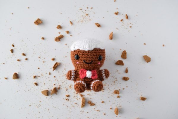 Charles the Gingerbread man haken Gingerbread man haak patroon gratis
