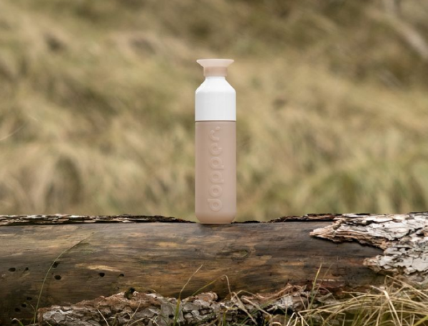 Dopper recycle fles Lichtbruine dopper fles herbruikbaar