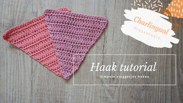 Haak tutorial carnaval vlaggetjes Haak tutorial carnaval vlaggetjes