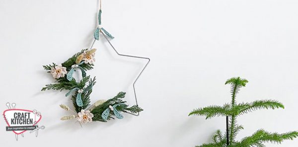 Kerstster haken Gehaakte kerstornamenten ster gratis