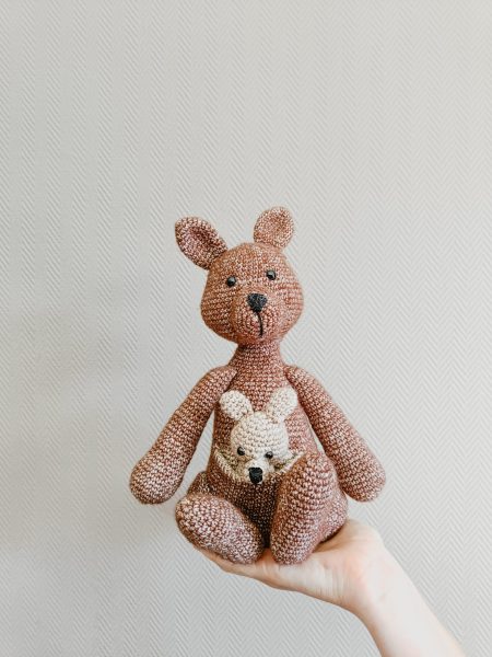 Crochet kangaroo babykamer inspiratie